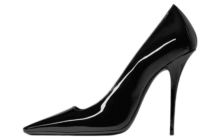 SAINT LAURENT Anja Slim Heel High Heels 11cm Women's Black