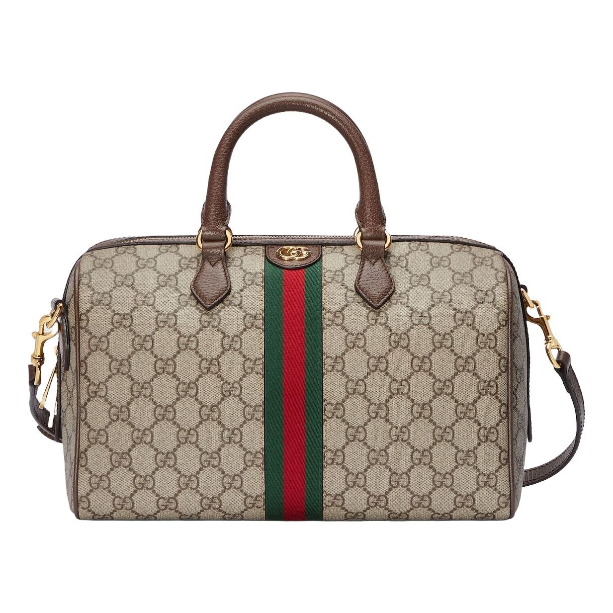 (WMNS) Gucci Ophidia GG Medium Top Handle Bag 'Beige Ebony' 772065-96IWG-8745