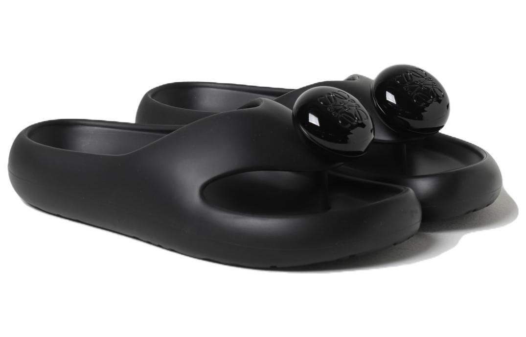 LOEWE Abrasion Resistant Flip Flops Women's Black