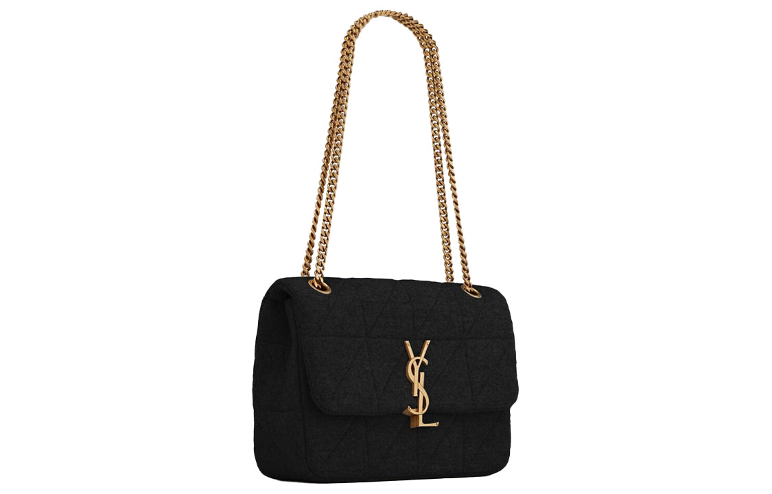 SAINT LAURENT Jamie Leather Shoulder Bag, Crossbody Bag, Shoulder Bag Women's Black