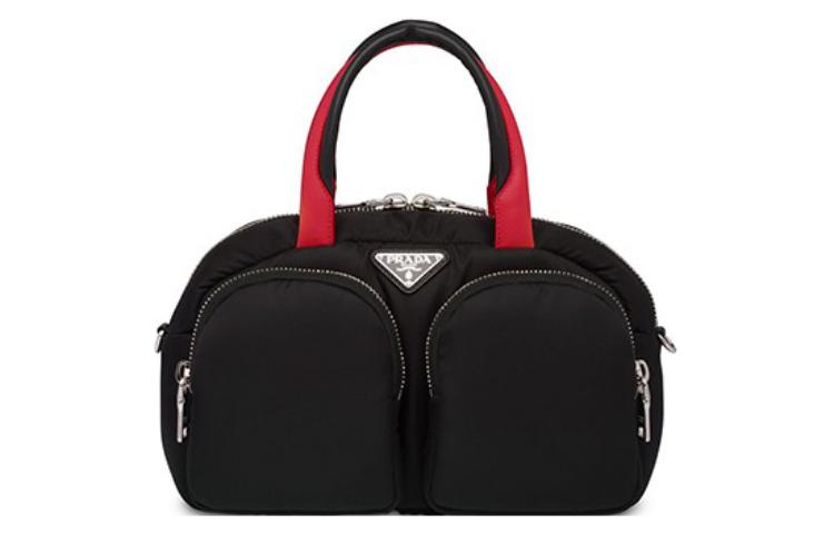 PRADA Nylon Handbag Women's Black