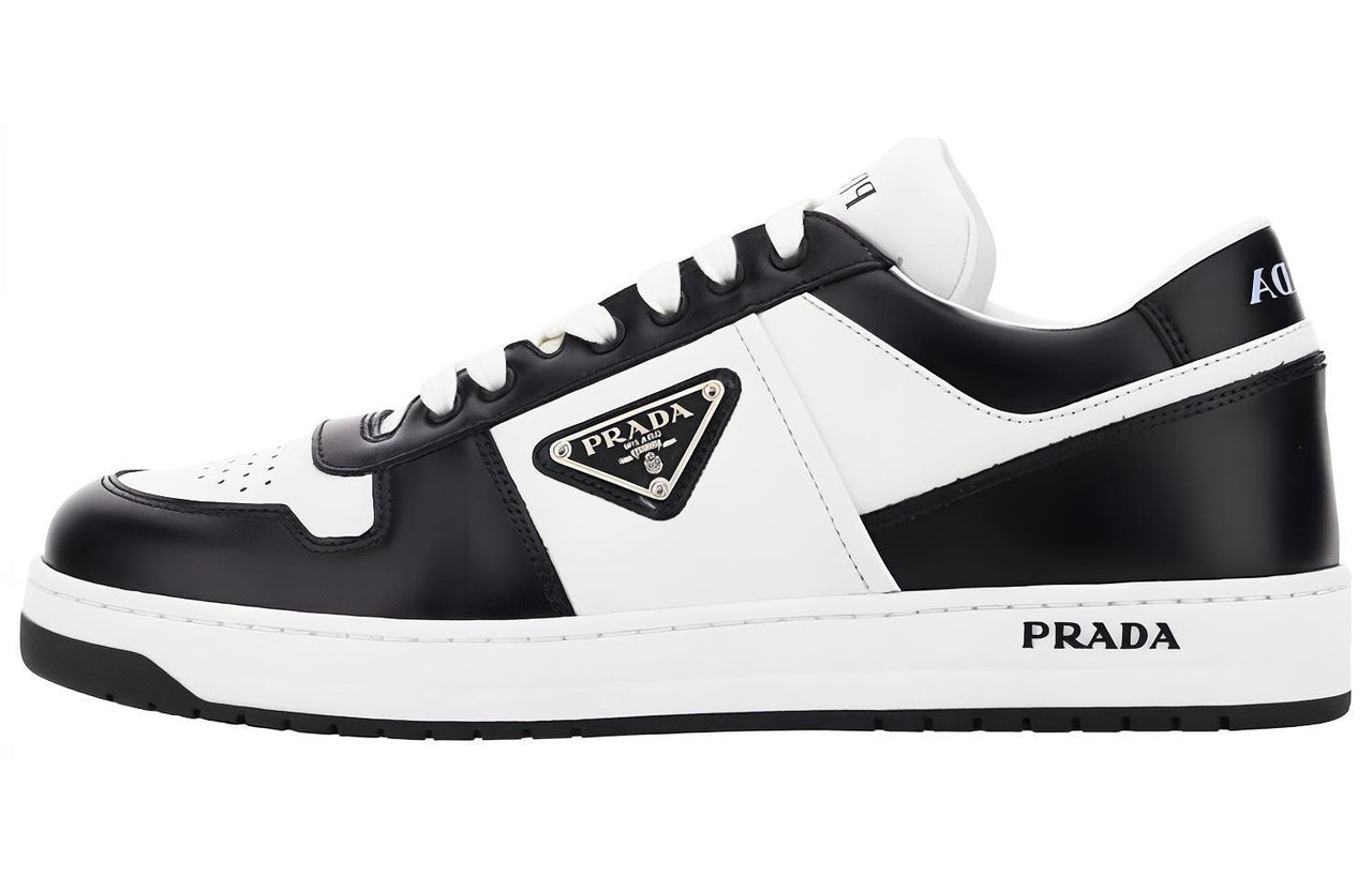 PRADA Downtown Leather 'White Black'
