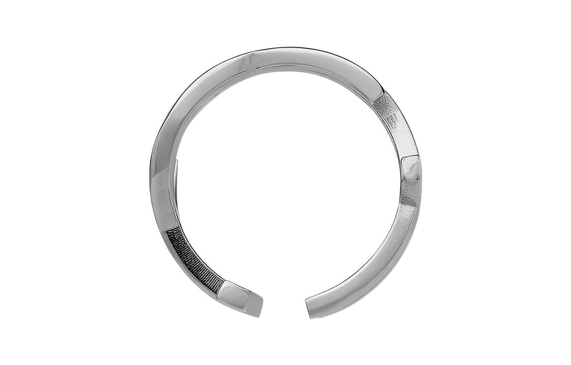 SAINT LAURENT Brass Rings Women's Silver