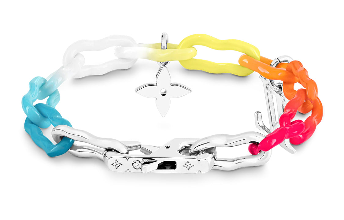 LOUIS VUITTON Ceramic Chain Bracelet