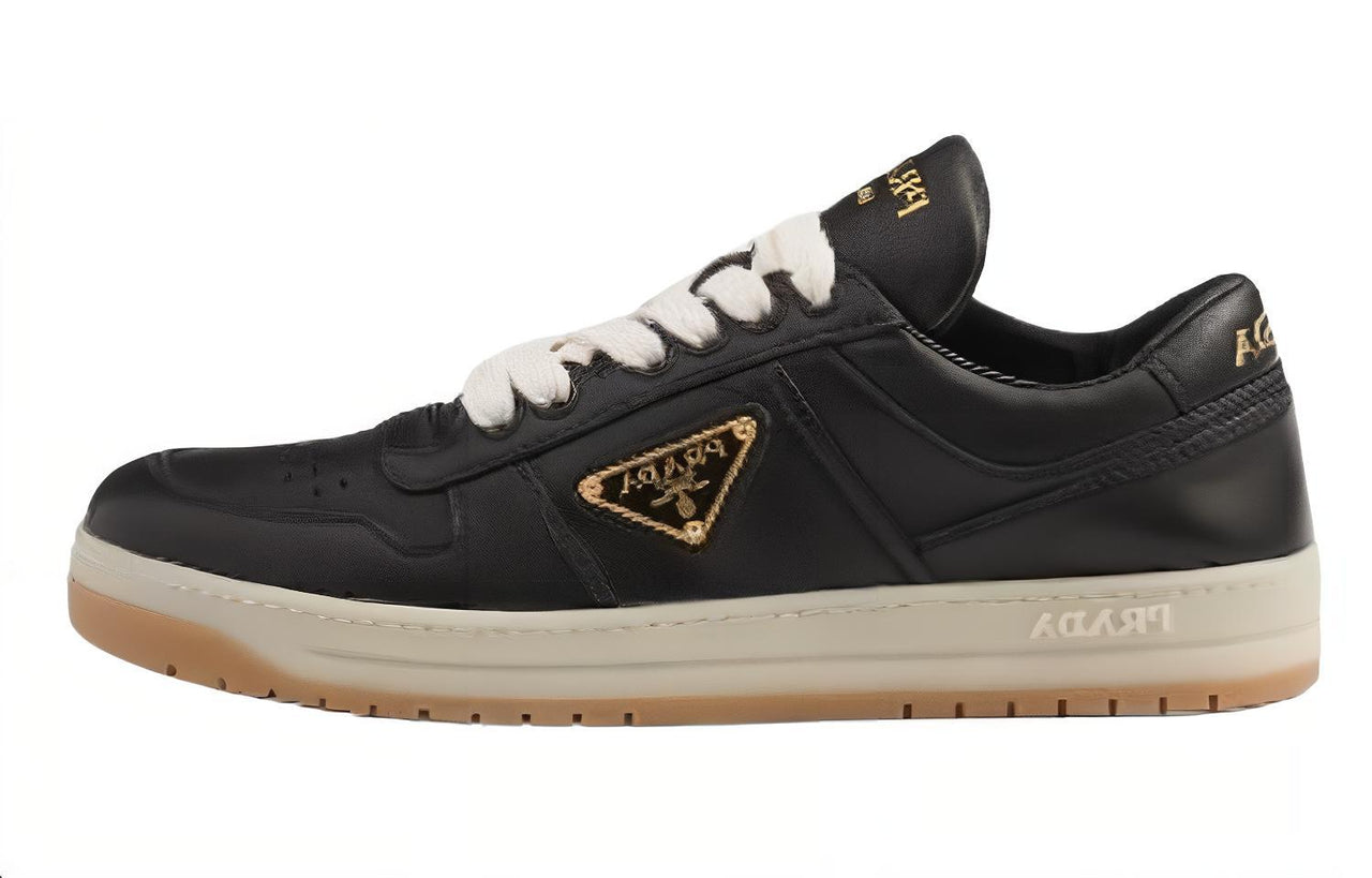 PRADA Downtown Leather Sneakers