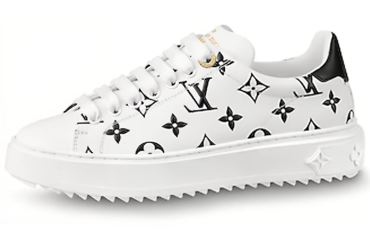 LOUIS VUITTON Lv Time Out Sneakers Black/White Women's