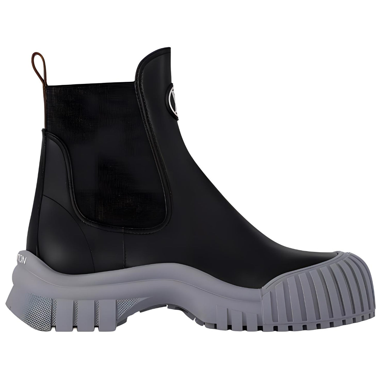 LOUIS VUITTON Ruby Short Chelsea Boots Women's Black