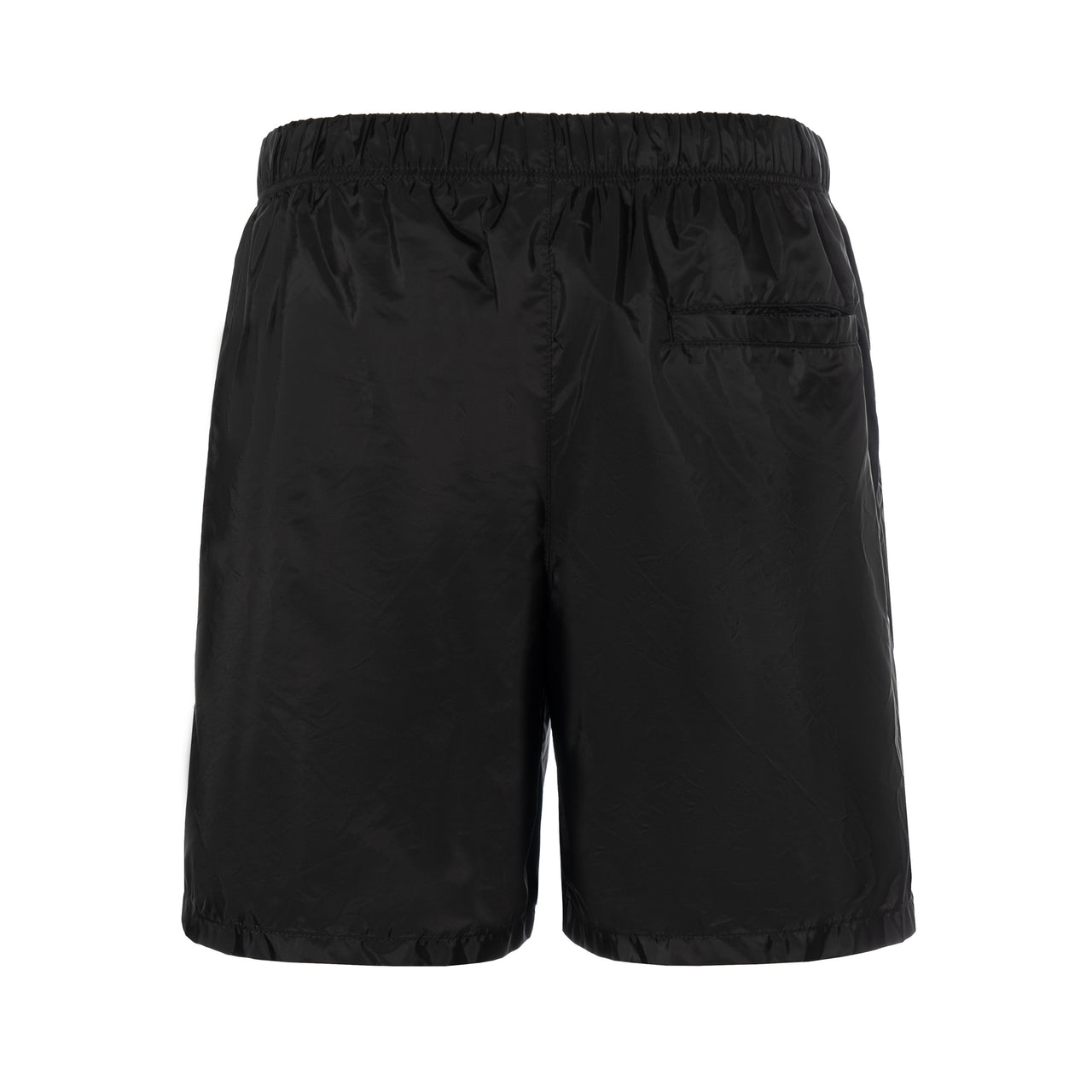 PRADA Triangle Logo Mid Rise Swim Shorts