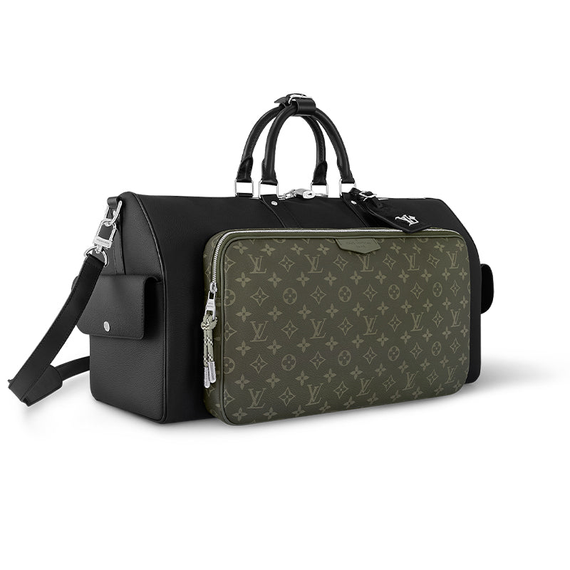 LOUIS VUITTON Bandoulière Travel Bags Khaki/Black