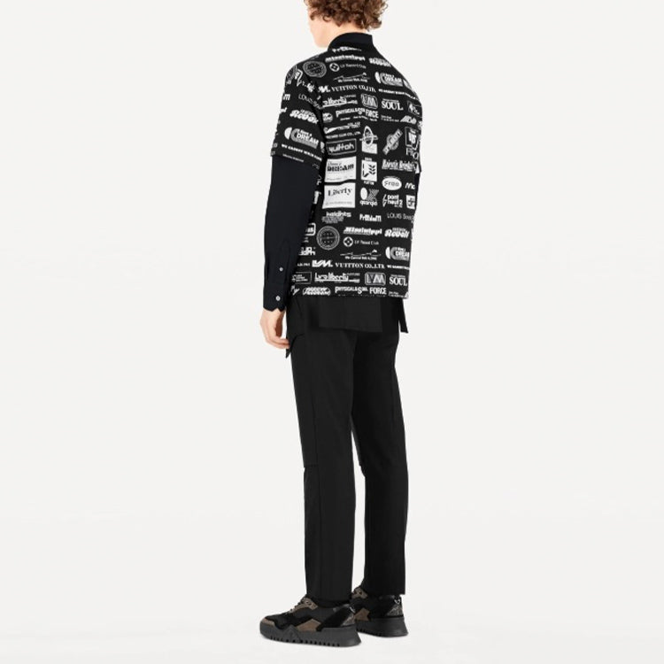 LOUIS VUITTON New Quarterly Products Of LV T-Shirts Men Black