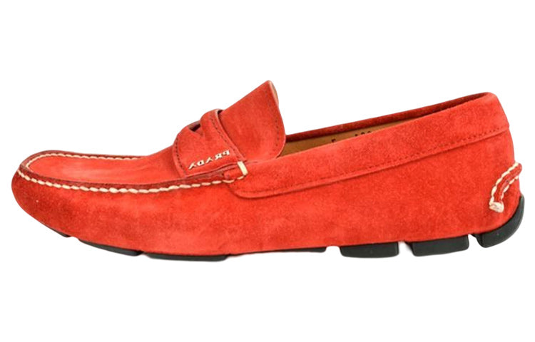 PRADA Men's Casual Shoes Men Low-Top Red