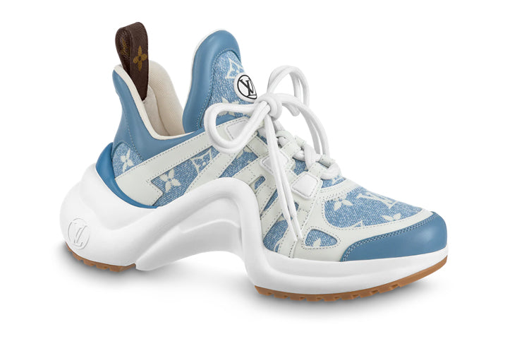 LOUIS VUITTON Archlight 1.0 Low Top Casual Shoes Women's Blue White