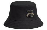 HERMES Cotton Bucket Hats Women's Black