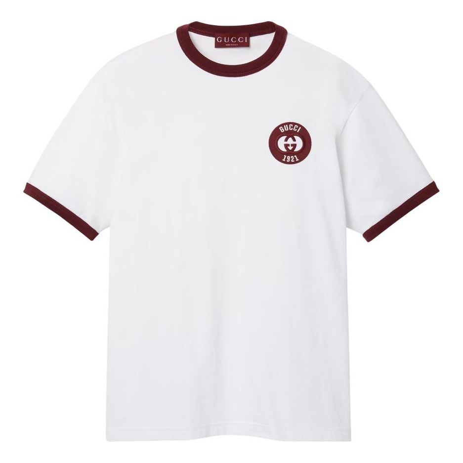 Gucci Cotton Jersey T-shirt 'White Ancora' 795939-XJGRG-9692