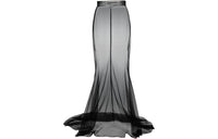 SAINT LAURENT Sheer High Waisted Skirt