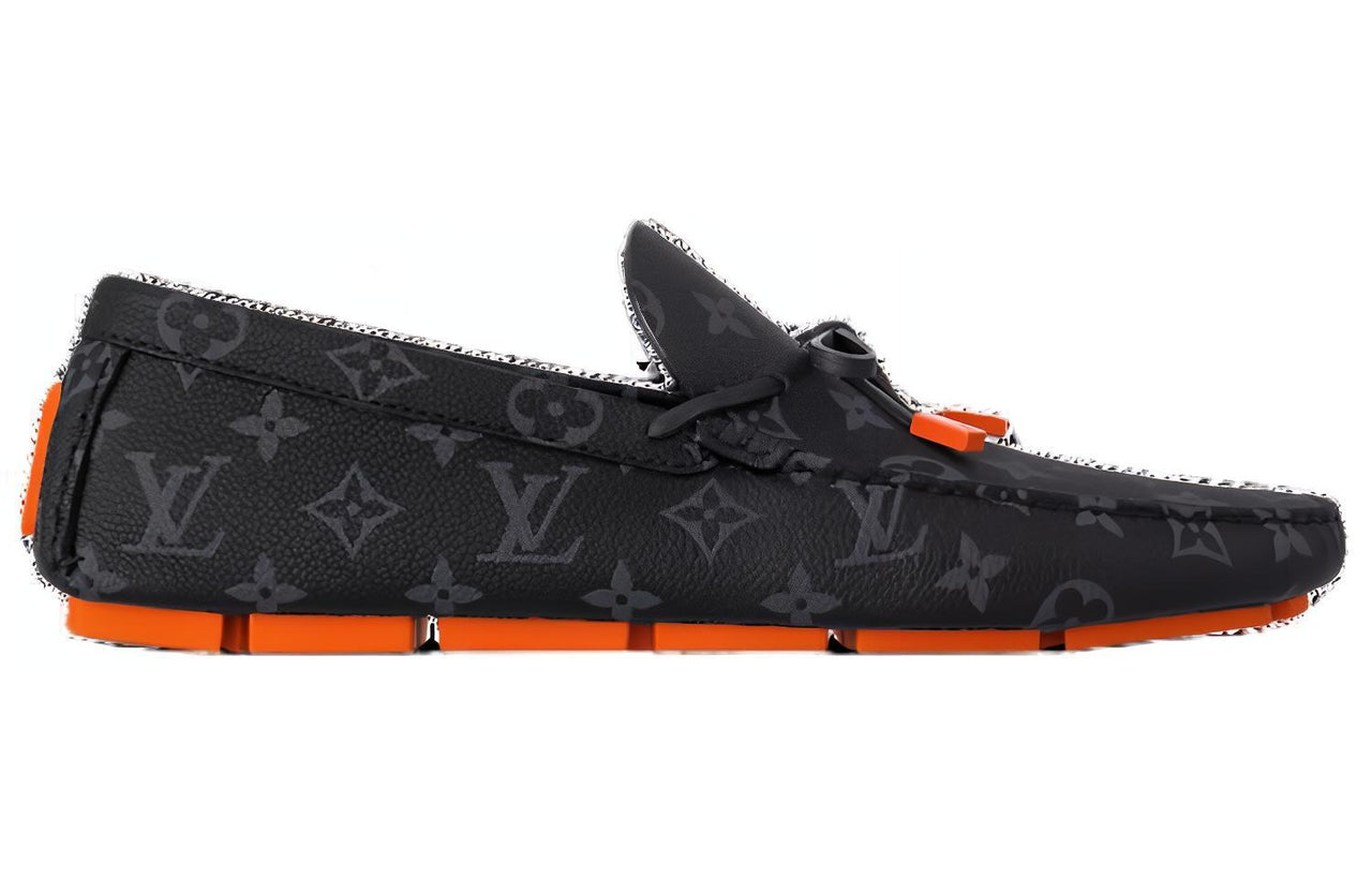 LOUIS VUITTON Driver Casual Shoes Men's Black