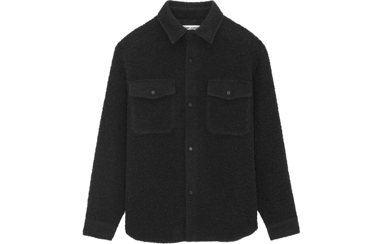 SAINT LAURENT Buttoned Long-Sleeved Overshirt