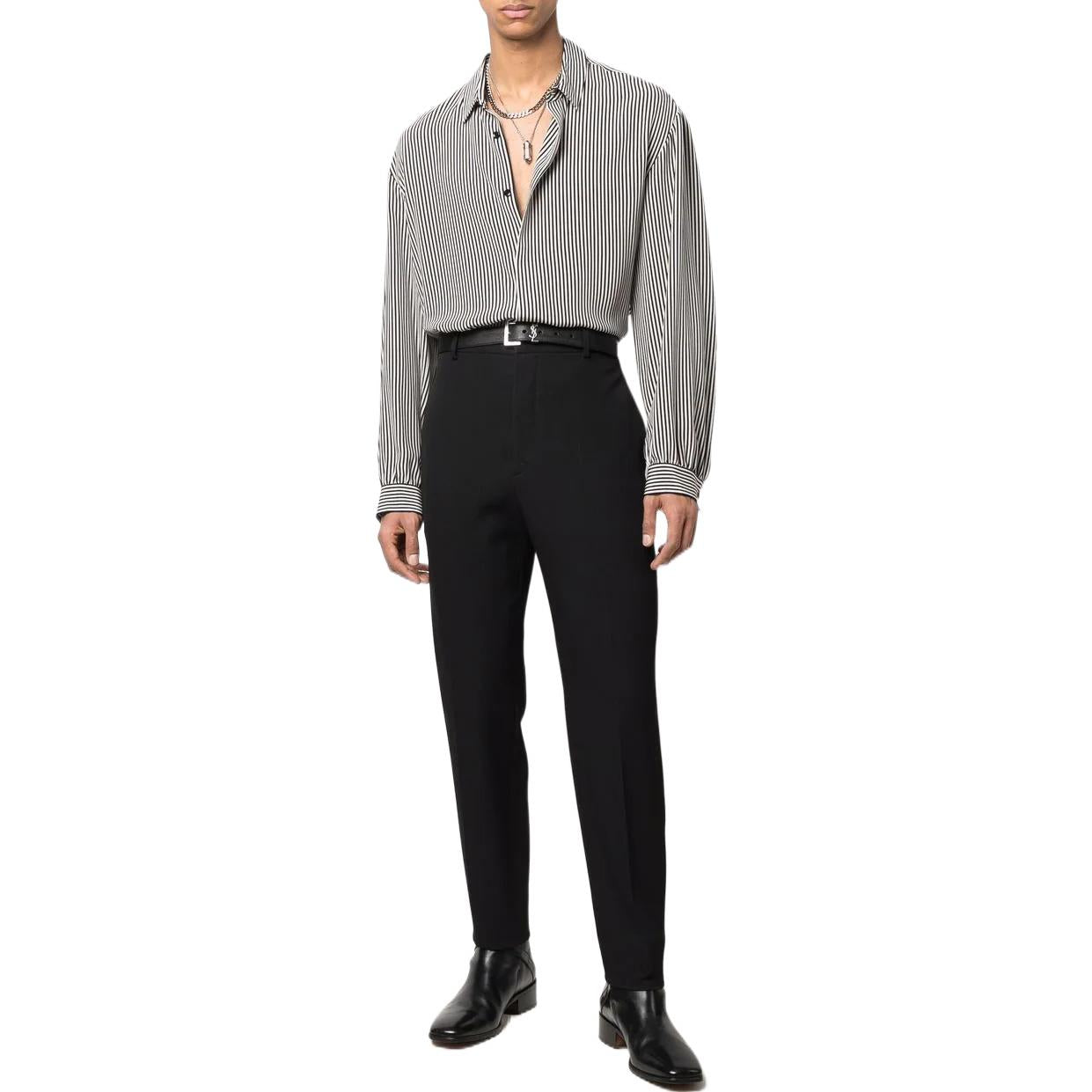 SAINT LAURENT Shirts Men Black
