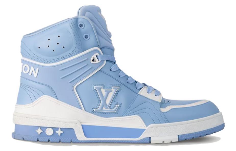 LOUIS VUITTON Lv Trainer Sneaker Boots 'Blue'