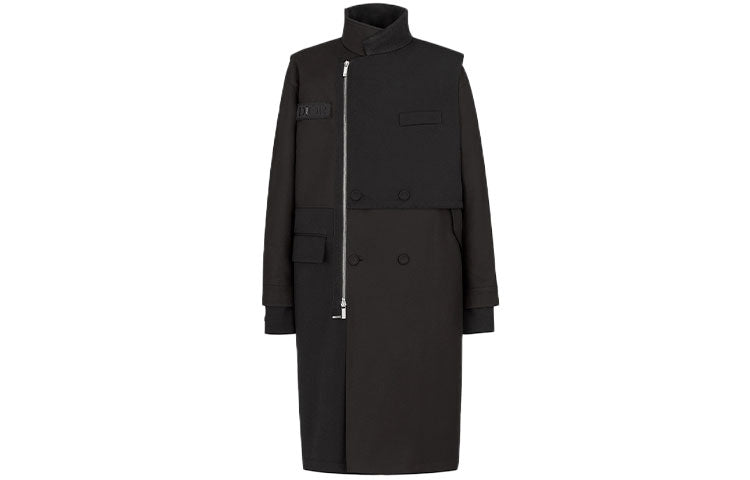 Sacai X DIOR Quarterly New Products Coats Men Black