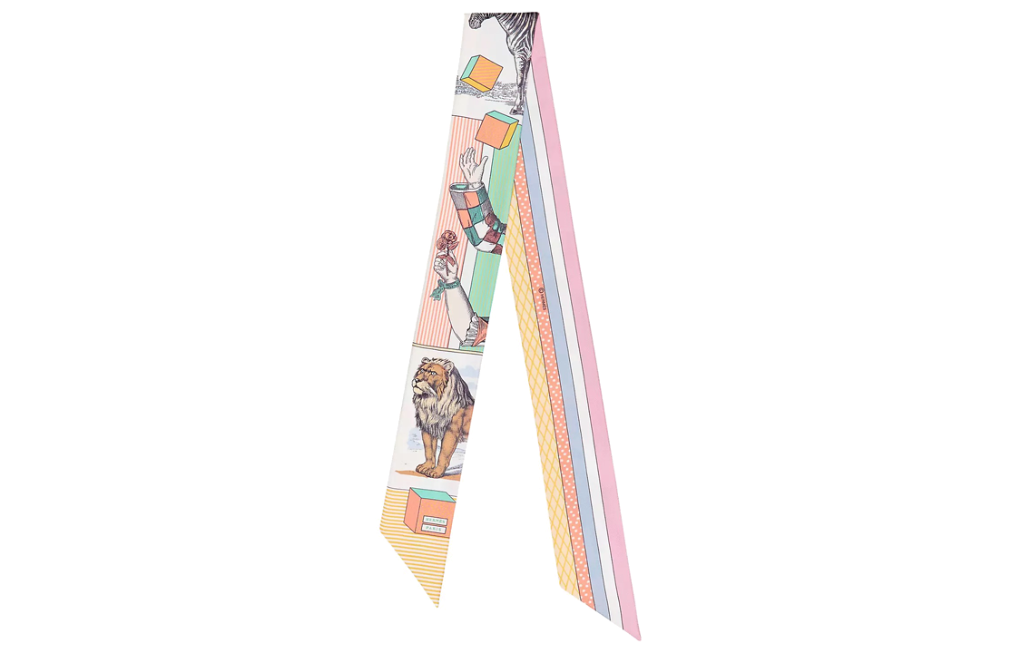 HERMES Silk Scarves Women's Multicolor