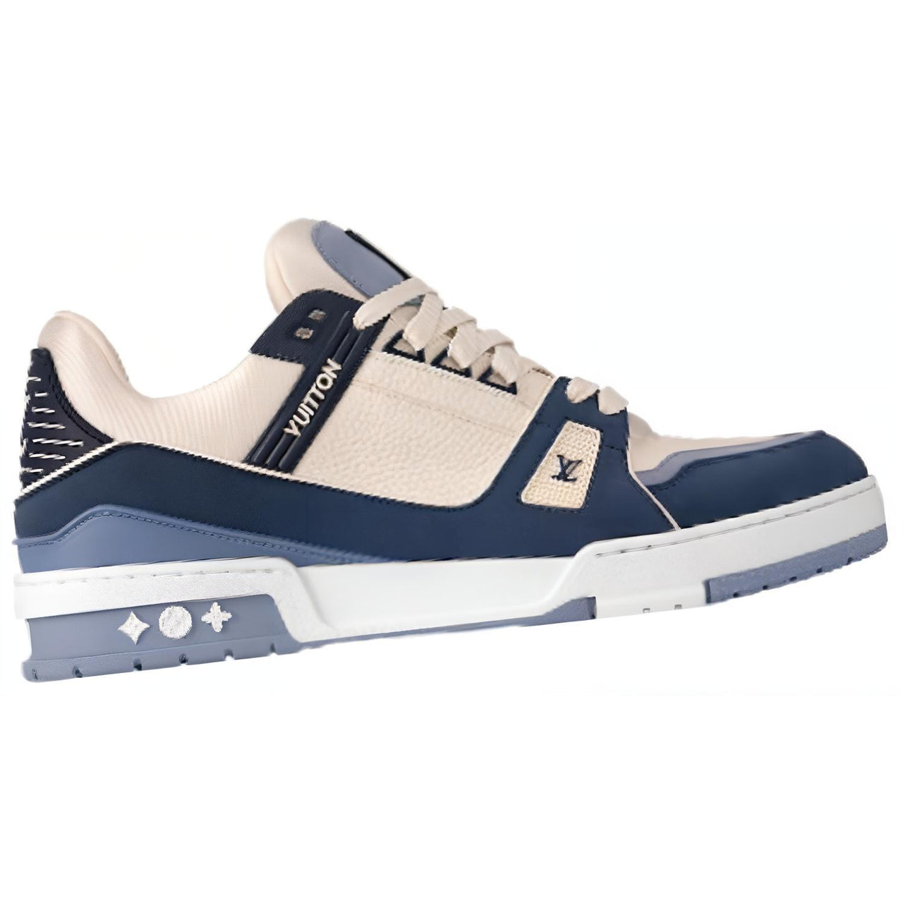 LOUIS VUITTON Lv Trainer Sneakers 'Blue Beige'