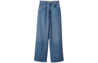 MIU MIU Logo embroidered Wide leg Jeans