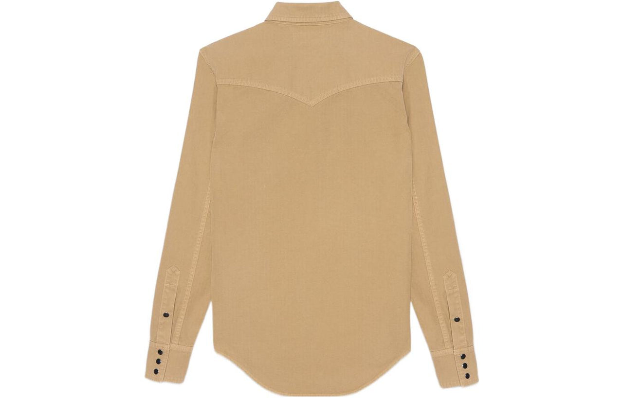 SAINT LAURENT Shirts Women's Khaki