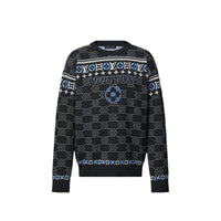 LOUIS VUITTON Jacquard Wool Pullover