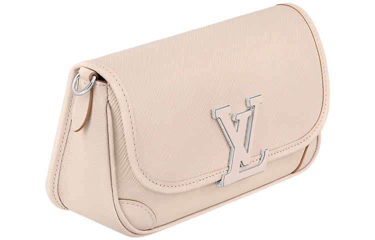 LOUIS VUITTON Buci Epi Grain Cow Leather Crossbody Bag, Shoulder Bag Women's Beige