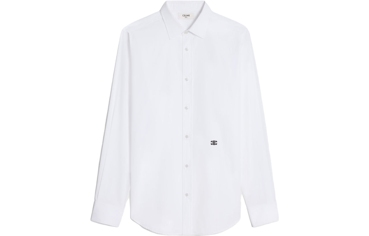CELINE Loose Shirt In Cotton Poplin