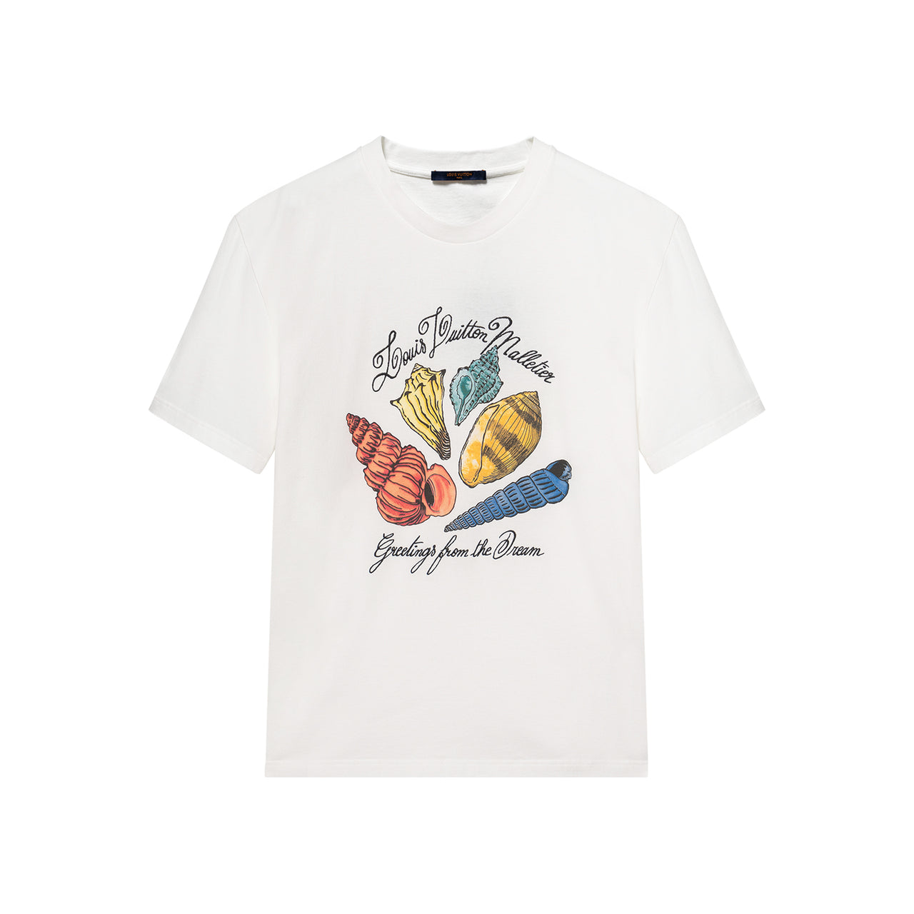 LOUIS VUITTON Printed Short-Sleeved Cotton T-Shirt