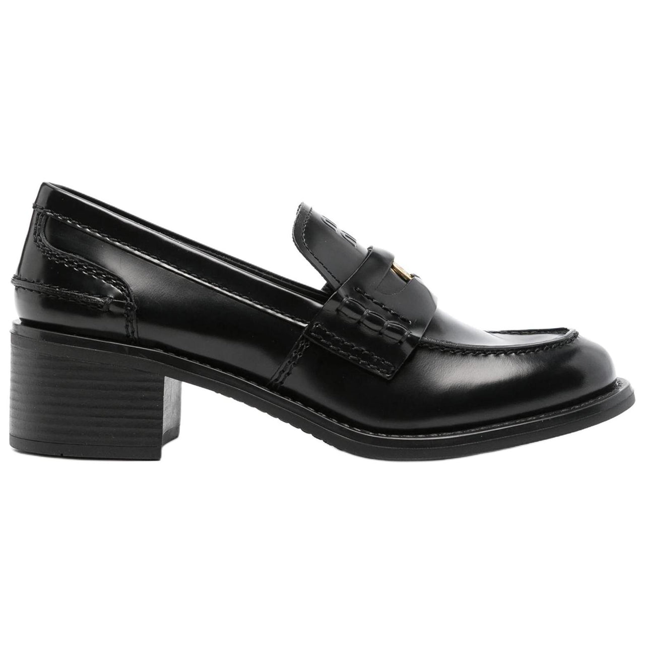 MIU MIU New Year Collection Loafers 5cm Women's Black