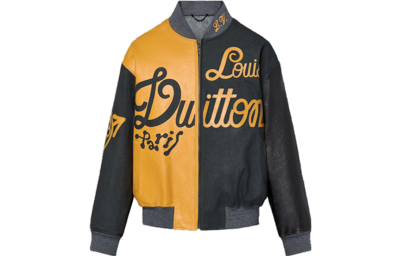 LOUIS VUITTON Mix Canvas Leather Bomber
