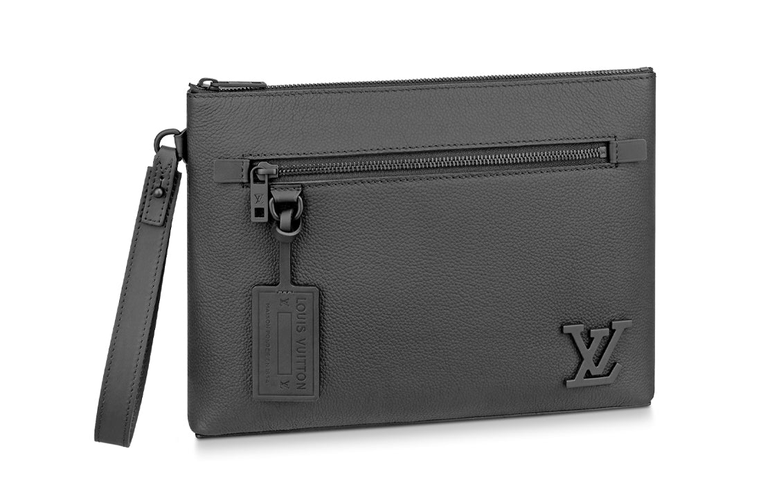 LOUIS VUITTON Aerogram IPad Pouch Black