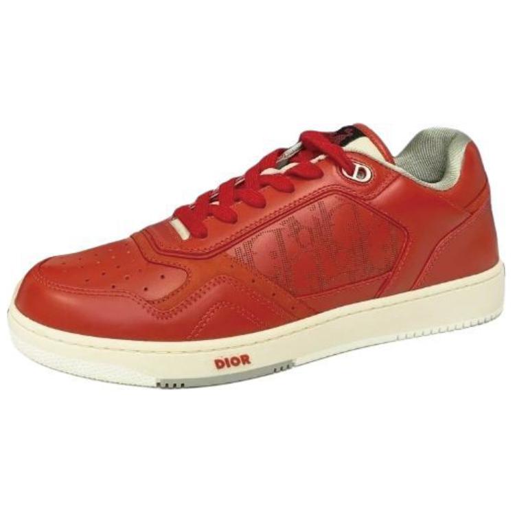 DIOR B27 Low Top Skateboard Shoes Men's Red