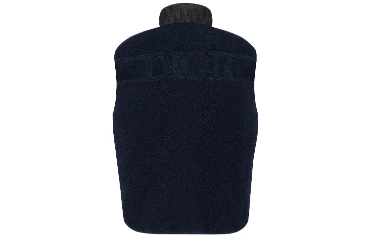 DIOR Quarterly New Products Vests Men Marine Blue