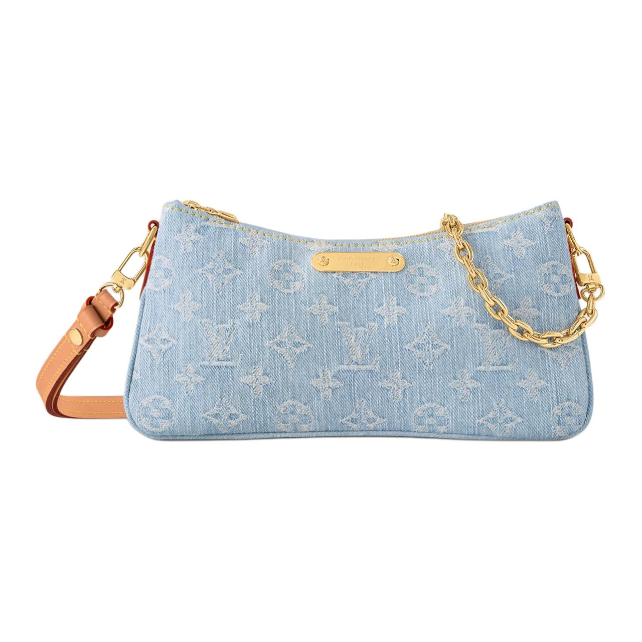 LOUIS VUITTON Liv Pochette Sky Blue Denim