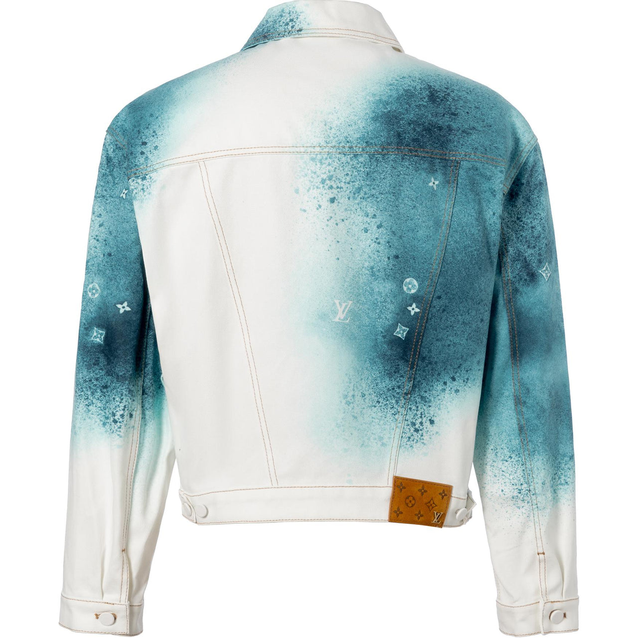 LOUIS VUITTON 20's Spray paint Denim Jacket