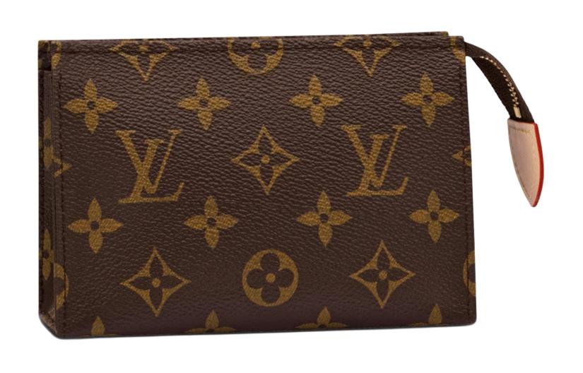 LOUIS VUITTON Toiletry Pouch 15 Monogram Brown