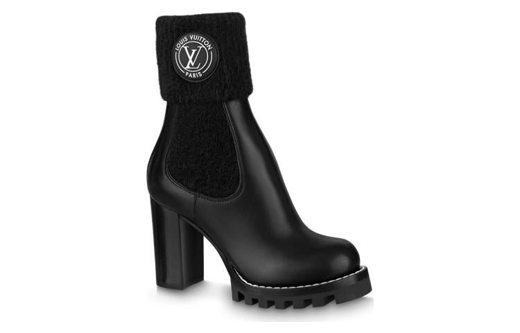 LOUIS VUITTON Crew Chelsea Boots Women's Black