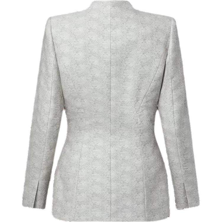 LOUIS VUITTON Damier Accent Collarless Blazer