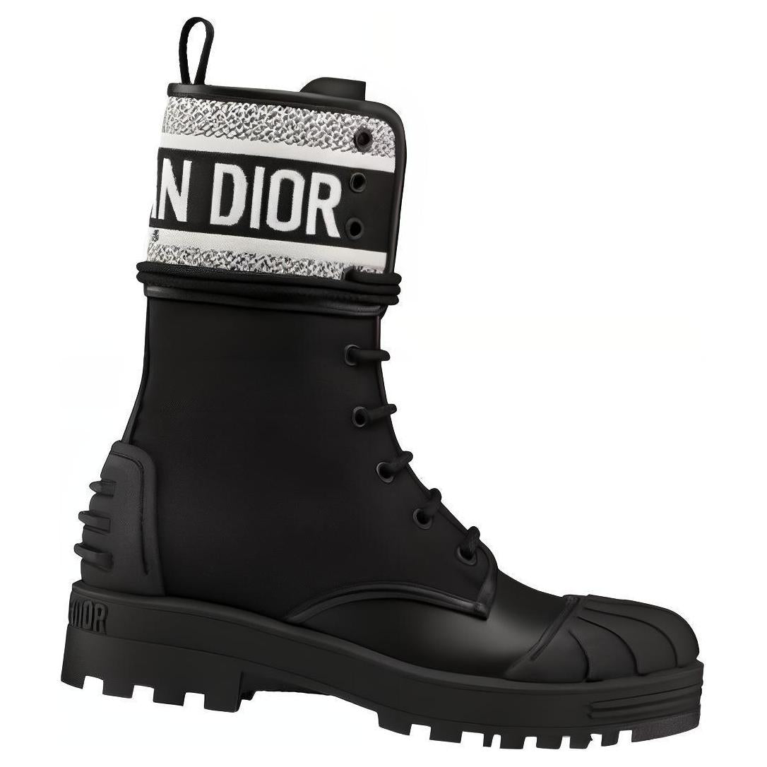 DIOR Women's D-Major Ankle Boot 'Black White'