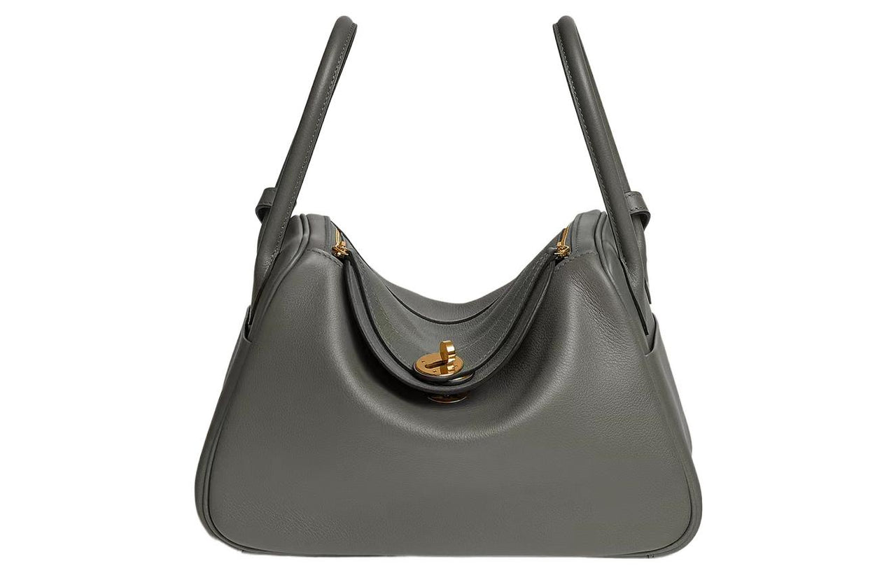 HERMES Calfskin Handbag, Shoulder Bag Women's