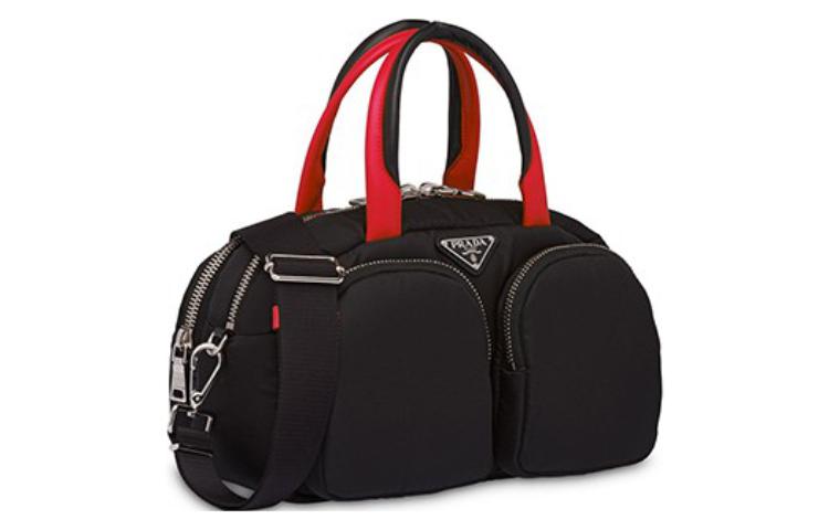 PRADA Nylon Handbag Women's Black