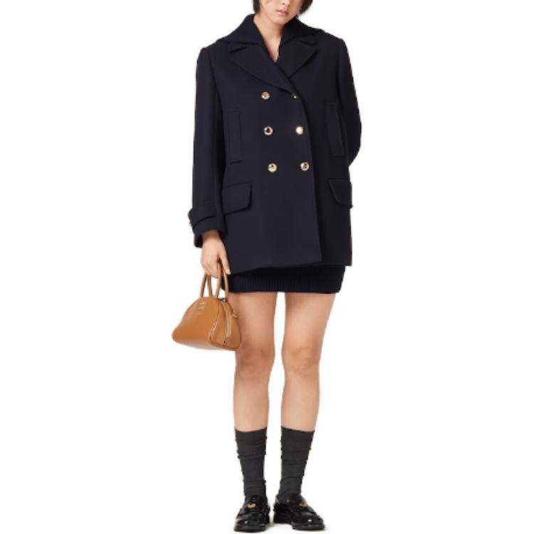 MIU MIU Coats Women's Blue