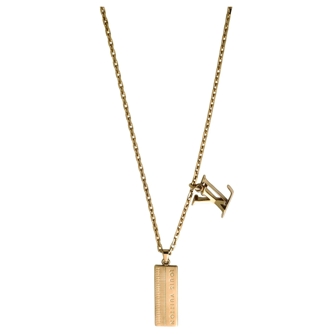 LOUIS VUITTON Metal Necklaces Unisex Rose Gold