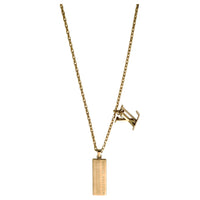 LOUIS VUITTON Metal Necklaces Unisex Rose Gold