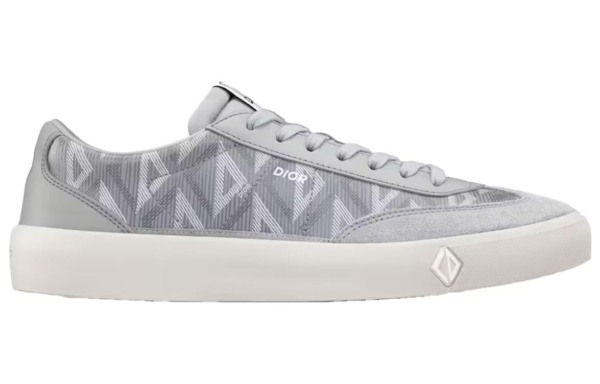 DIOR B101 Gray Cd Diamond Nubuck Calfskin