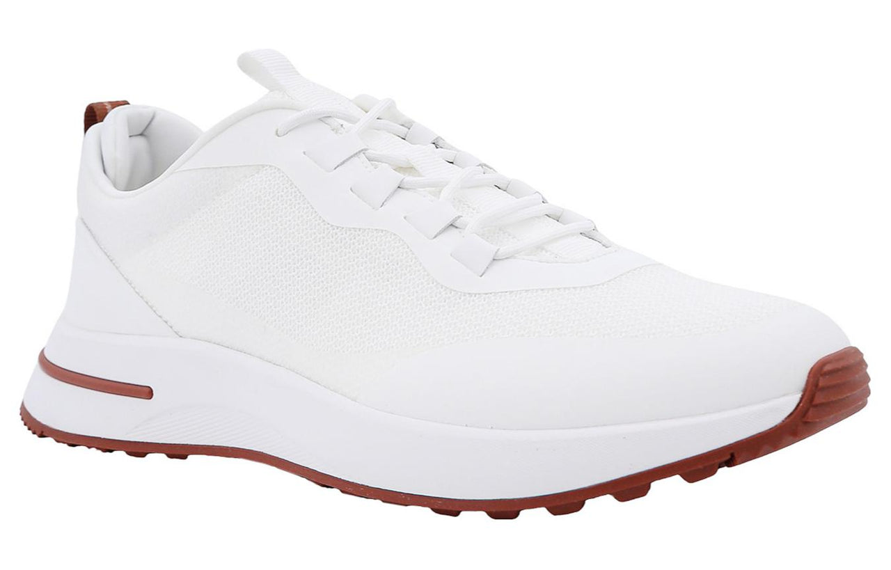 Loro Piana Low Top Casual Shoes Men's White